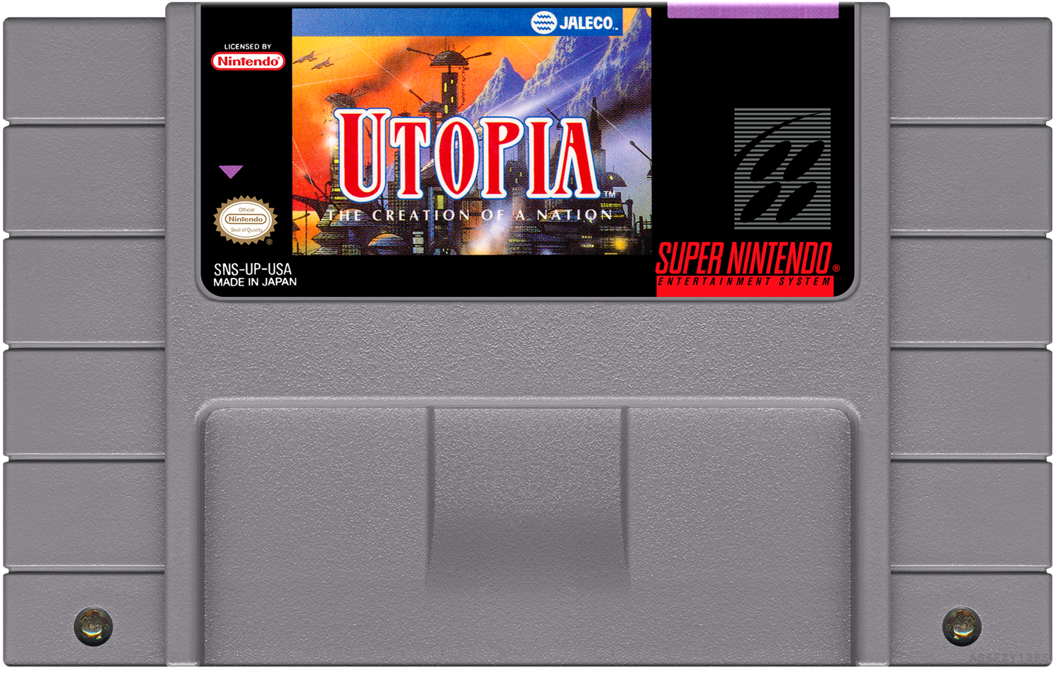 Utopia The Creation of a Nation - (SNES), Condition: Cartridge Only