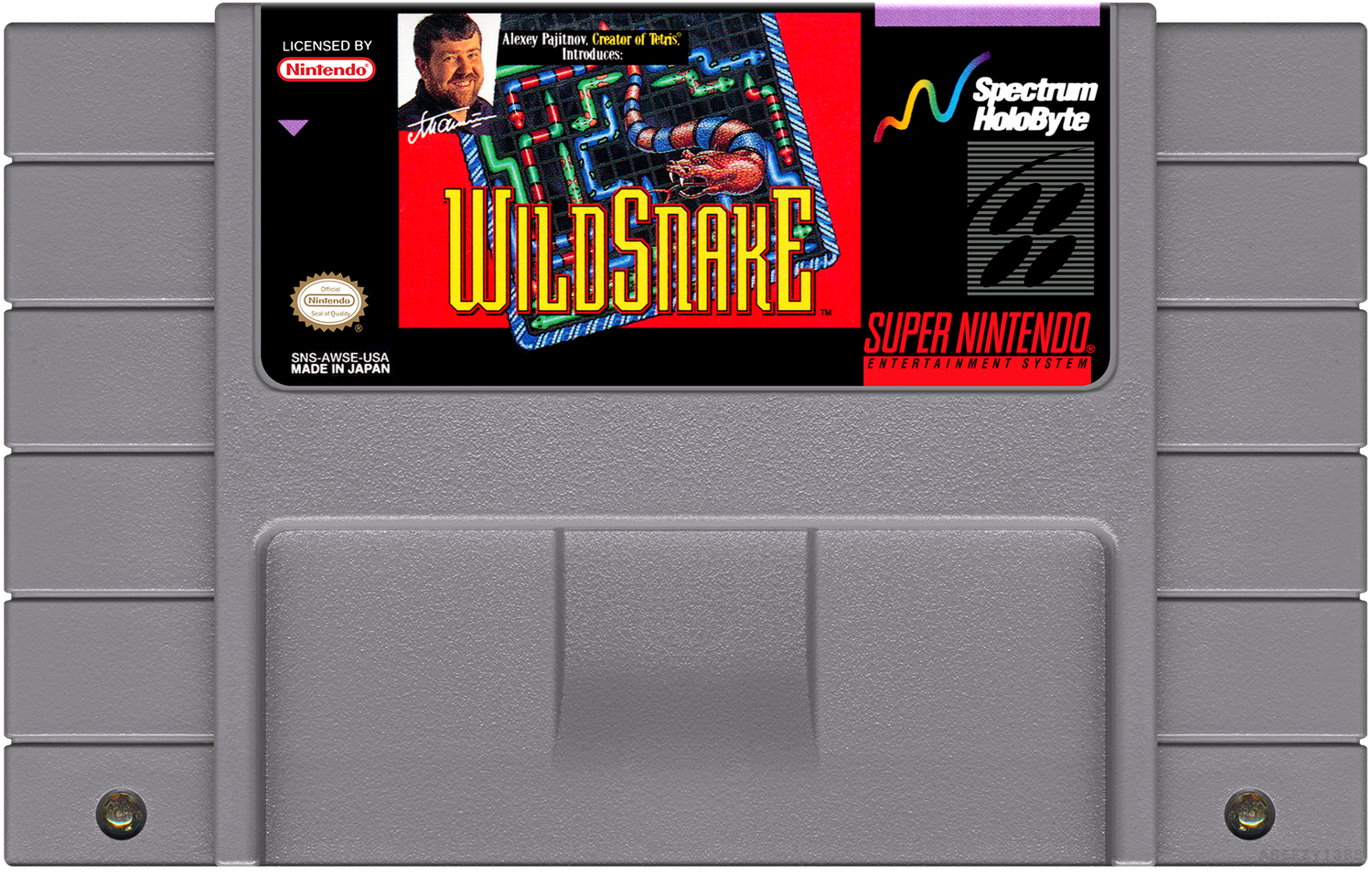 WildSnake - (SNES), Condition: Cartridge Only