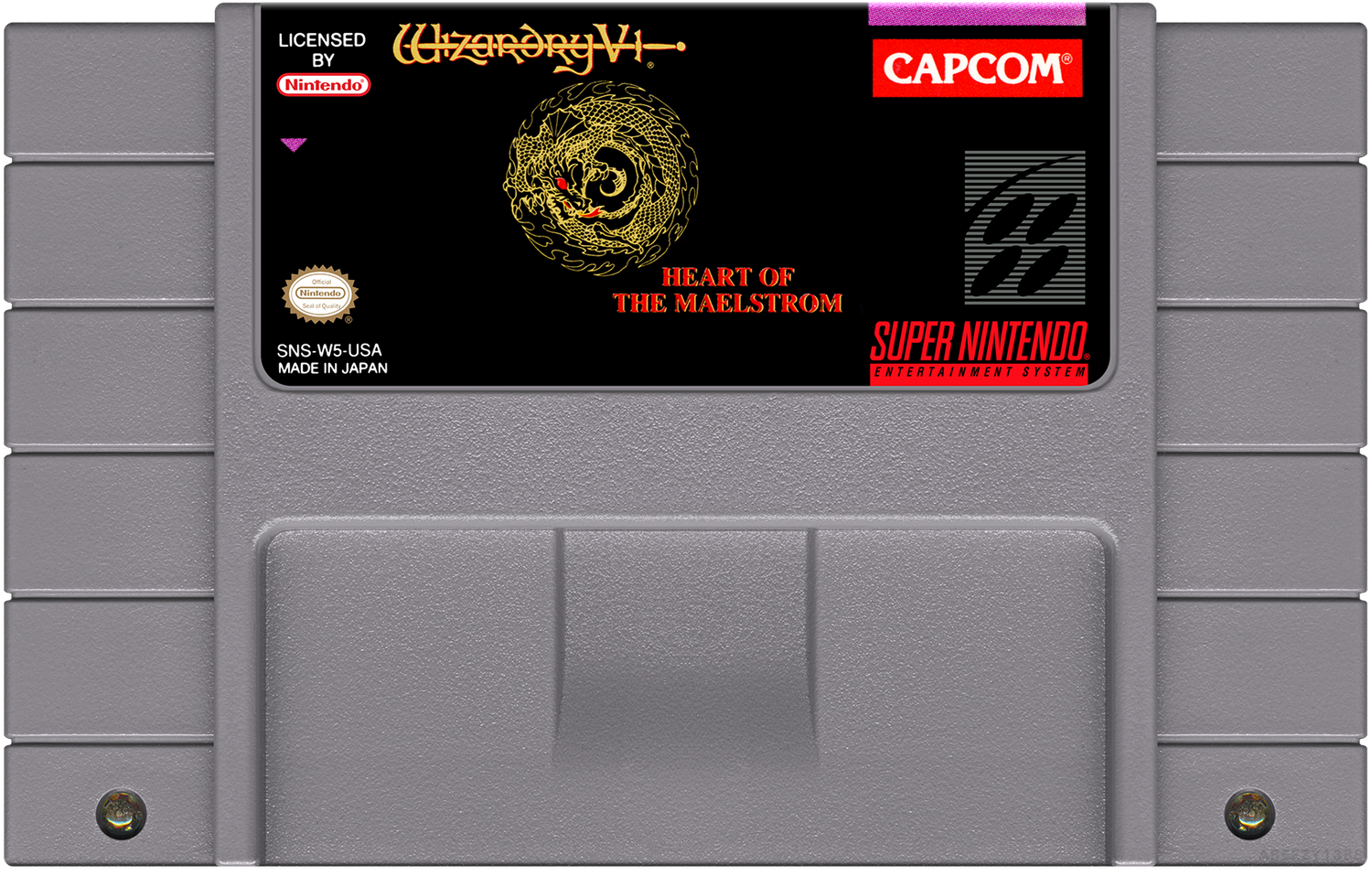Wizardry V Heart of the Maelstrom - (SNES), Condition: Cartridge Only