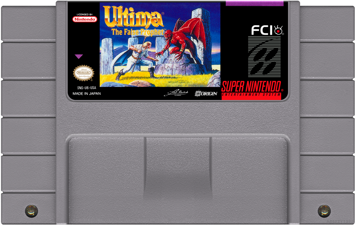 Ultima The False Prophet - (SNES), Condition: Cartridge Only