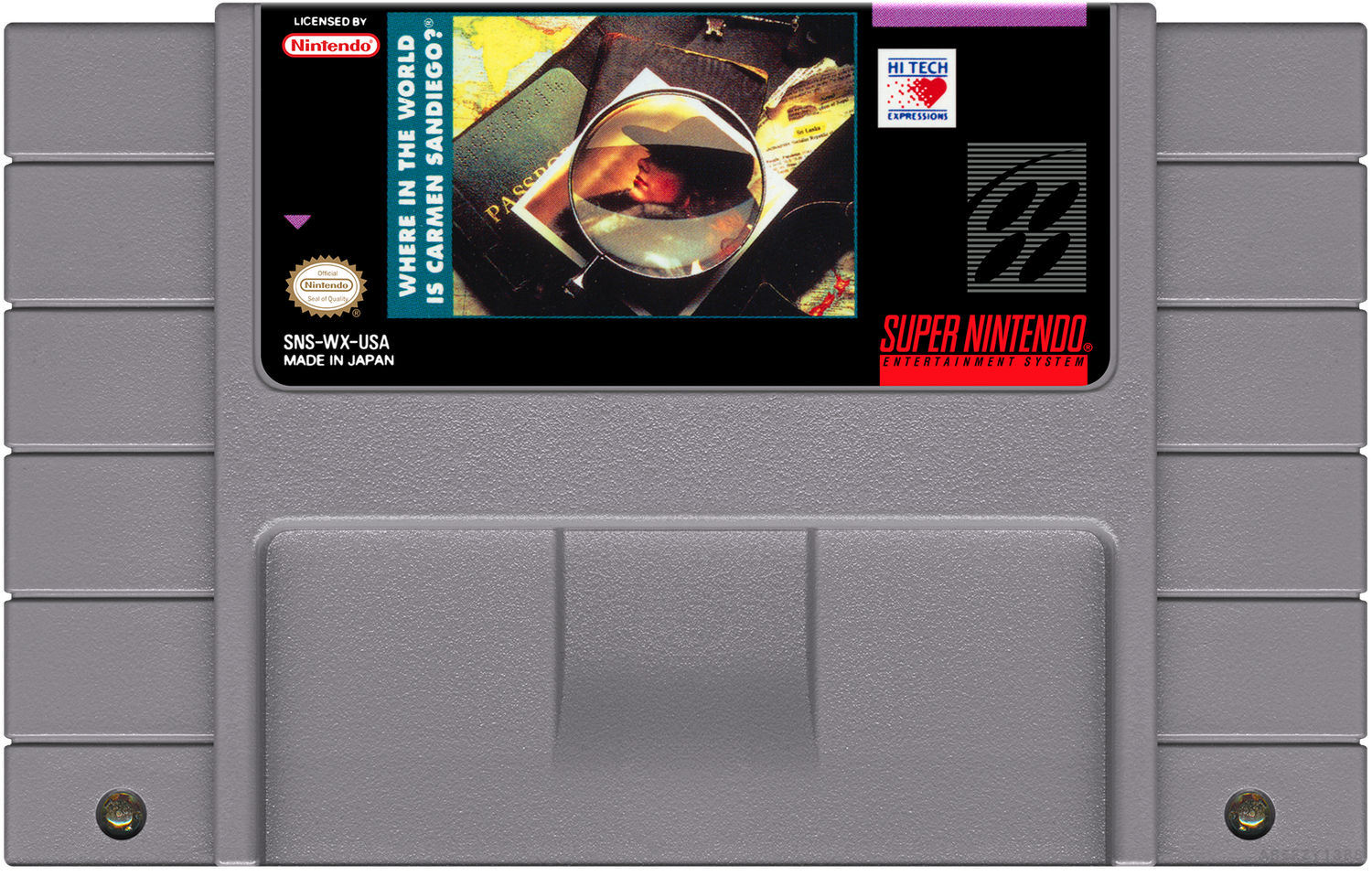 Where in the World is Carmen Sandiego - (SNES), Condition: Cartridge Only