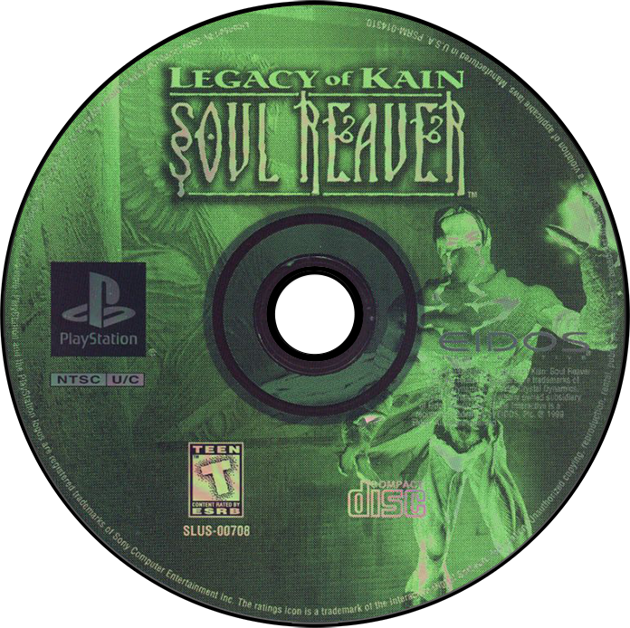 Legacy of Kain Soul Reaver - PS1, Condition: Disc Only