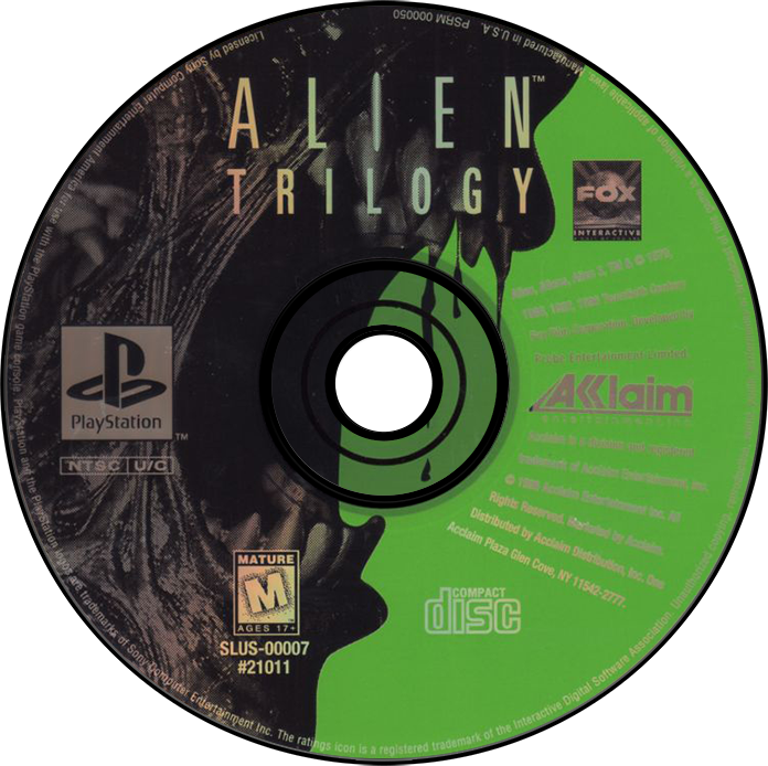 Alien Trilogy - PS1, Condition: Disc Only