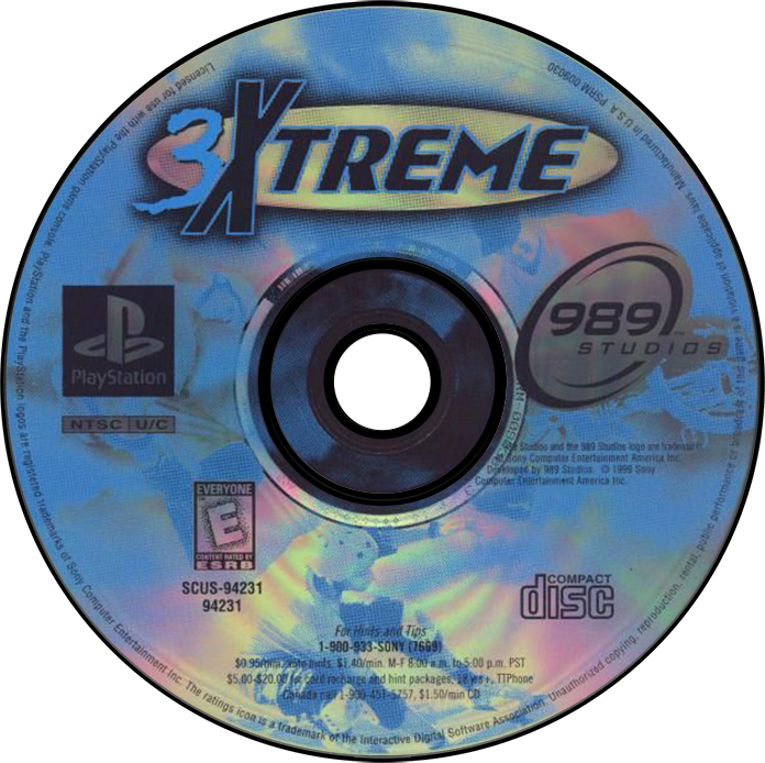 1Xtreme - PS1, Condition: Disc Only