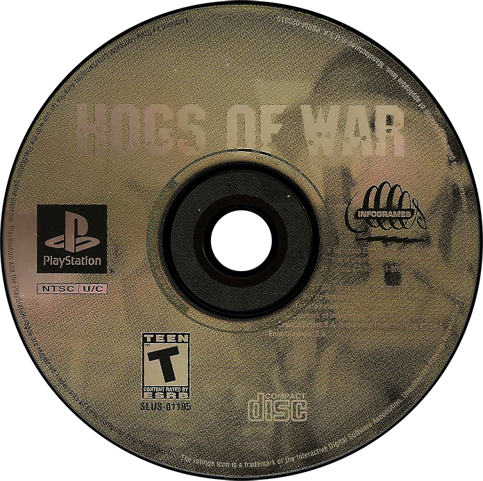 Hogs of War - PS1, Condition: Disc Only