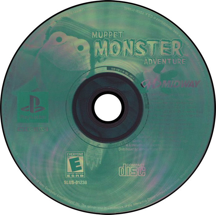 Muppet Monster Adventure - PS1, Condition: Disc Only