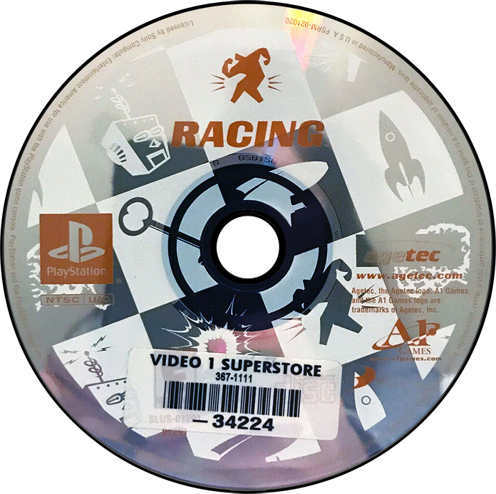 Racing - PS1, Condition: Disc Only