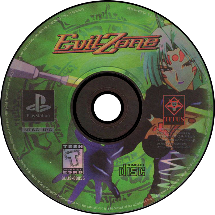 Evil Zone - PS1, Condition: Disc Only