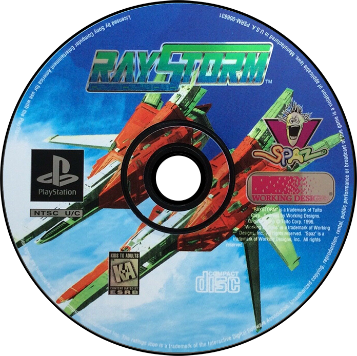 Raystorm - PS1, Condition: Disc Only