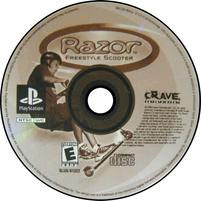 Razor Freestyle Scooter - PS1, Condition: Disc Only