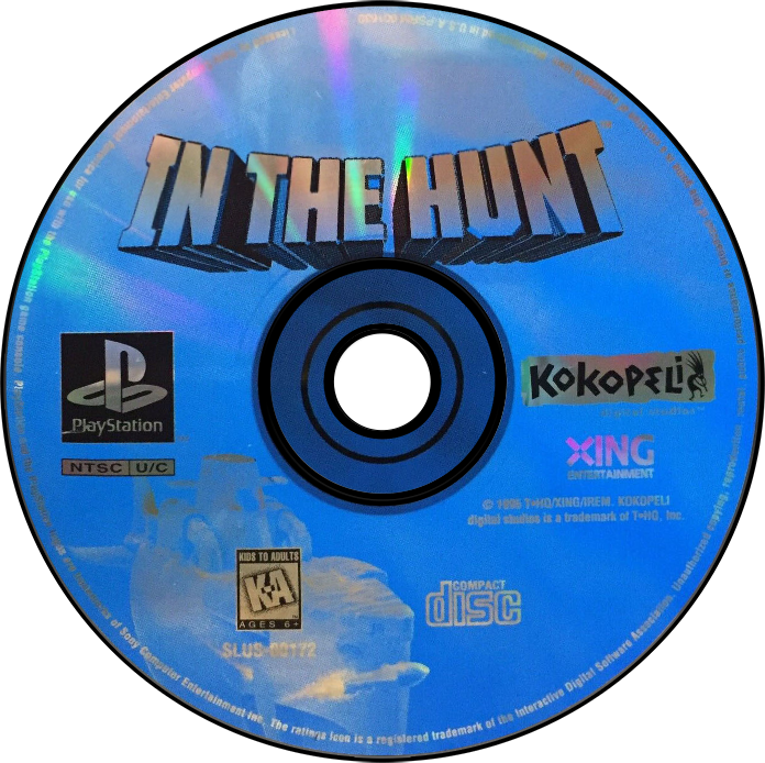 In the Hunt - PS1, Condition: Disc Only