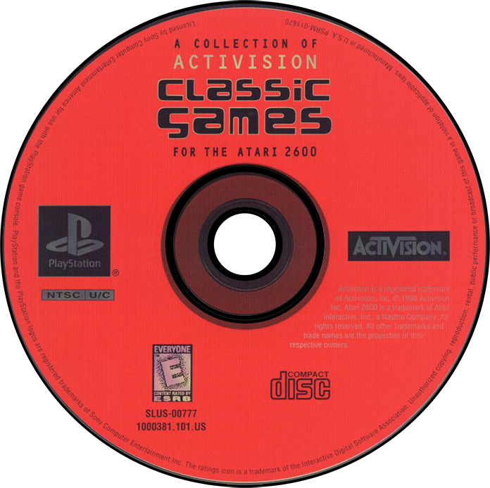 Activision Classics - PS1, Condition: Disc Only