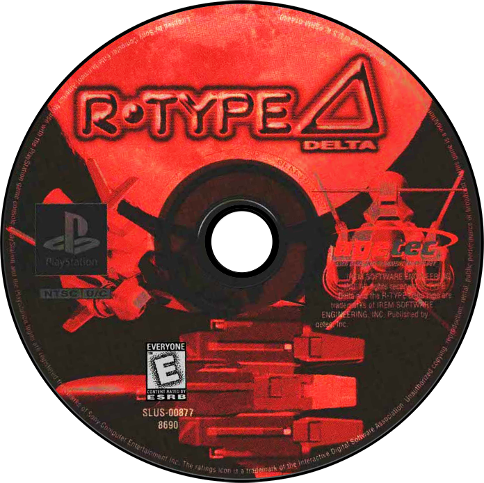 R-Type Delta - PS1, Condition: Disc Only
