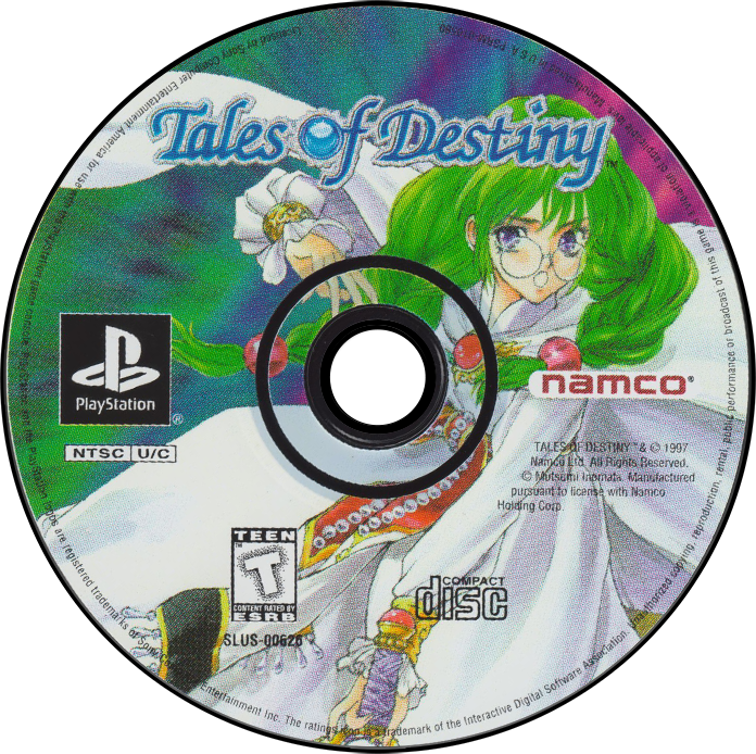 Tales of Destiny - PS1, Condition: Disc Only