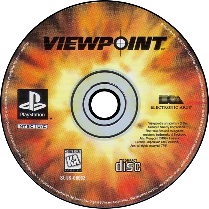 Viewpoint - PS1, Condition: Disc Only