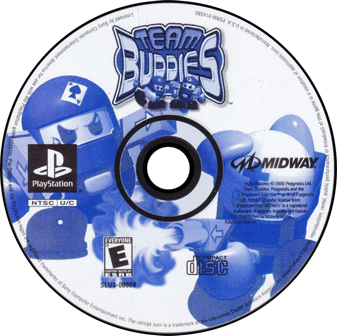 Team Buddies - PS1, Condition: Disc Only