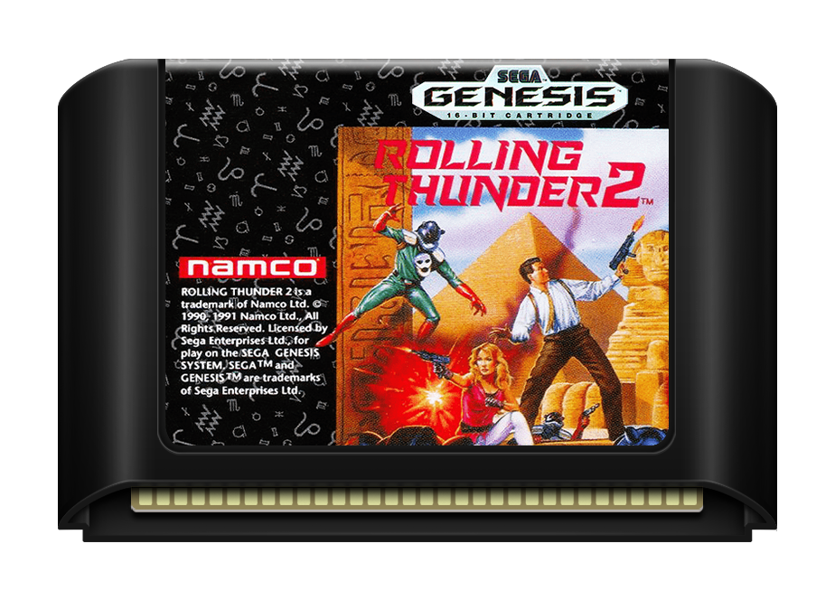 Rolling Thunder 2 - Genesis, Condition: Cart Only