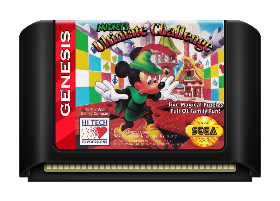 Mickey's Ultimate Challenge - Genesis, Condition: Cart Only