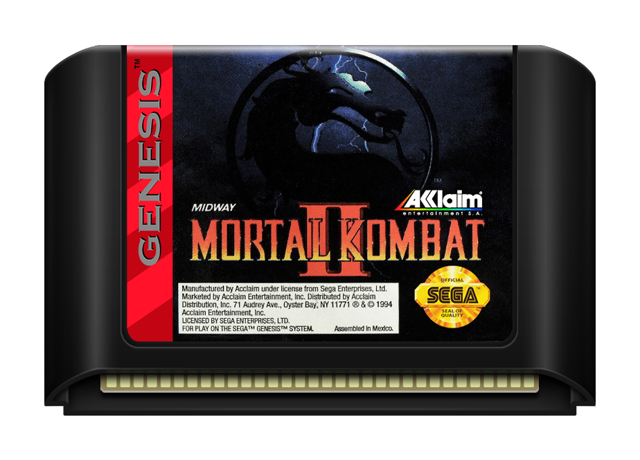 Mortal Kombat II - Genesis, Condition: Cart Only