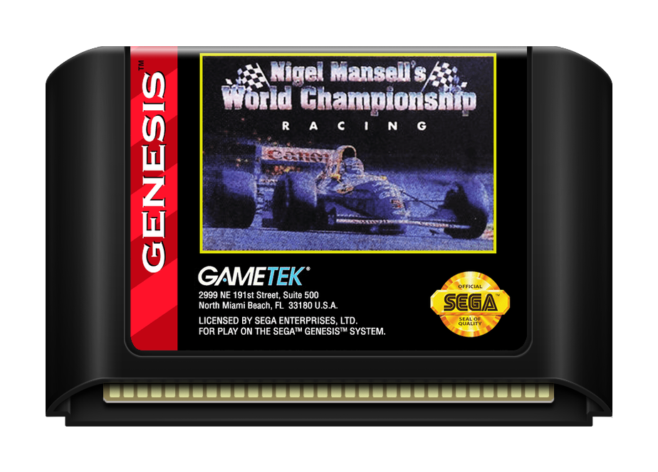 Nigel Mansell's World Championship Racing - Genesis, Condition: Cart Only