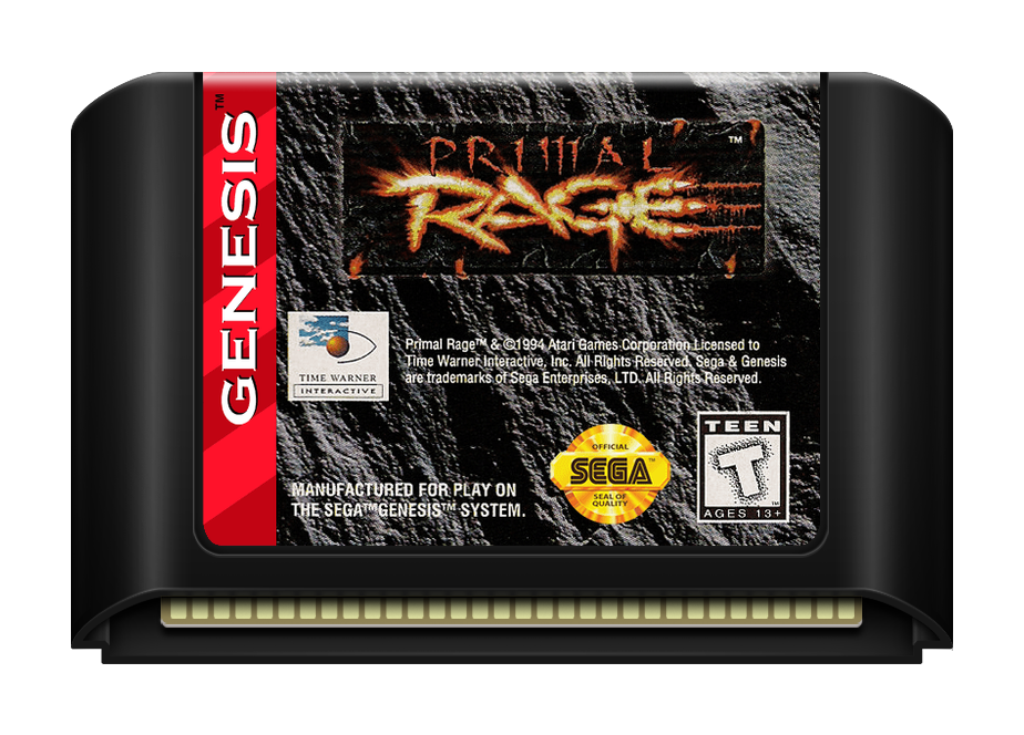 Primal Rage - Genesis, Condition: Cart Only