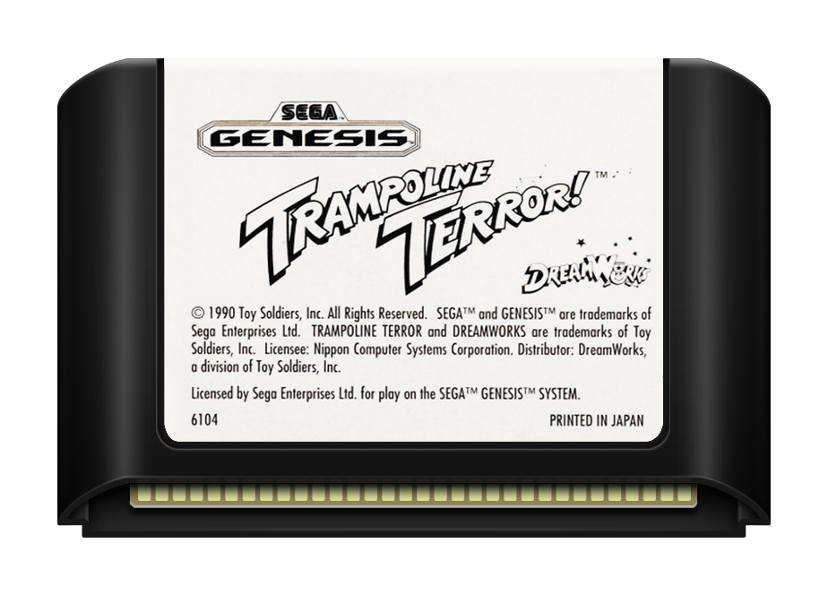 Trampoline Terror - Genesis, Condition: Cart Only