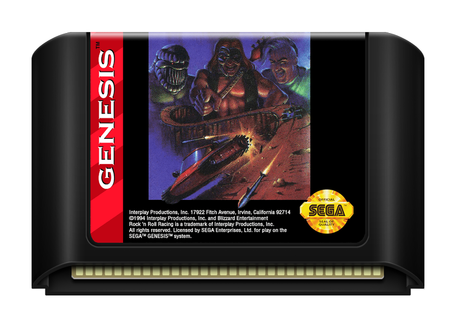 Rock 'n Roll Racing - Genesis, Condition: Cart Only
