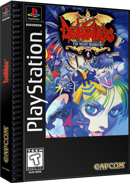 Darkstalkers The Night Warriors [Long Box] - PS1, Condition: CIB