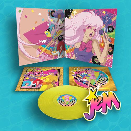 Jem And The Holograms Deluxe Edition Original Soundtrack (Yellow Gatefold W/ Poster) - LP Jem And The Holograms Deluxe Edition Original Soundtrack (Yellow Gatefold W/ Poster) - LP