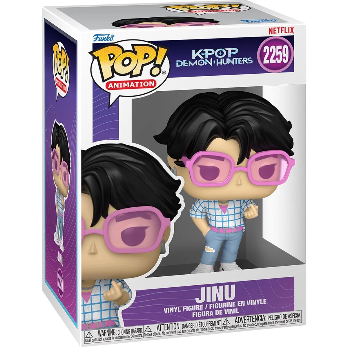 KPop Demon Hunters Jinu Funko Pop! Vinyl Figure #2259, Variant: Standard