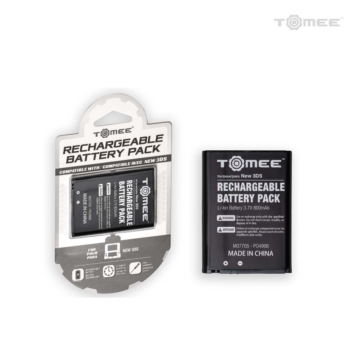 Rechargeable Battery Pack (New 3DS) - Tomee