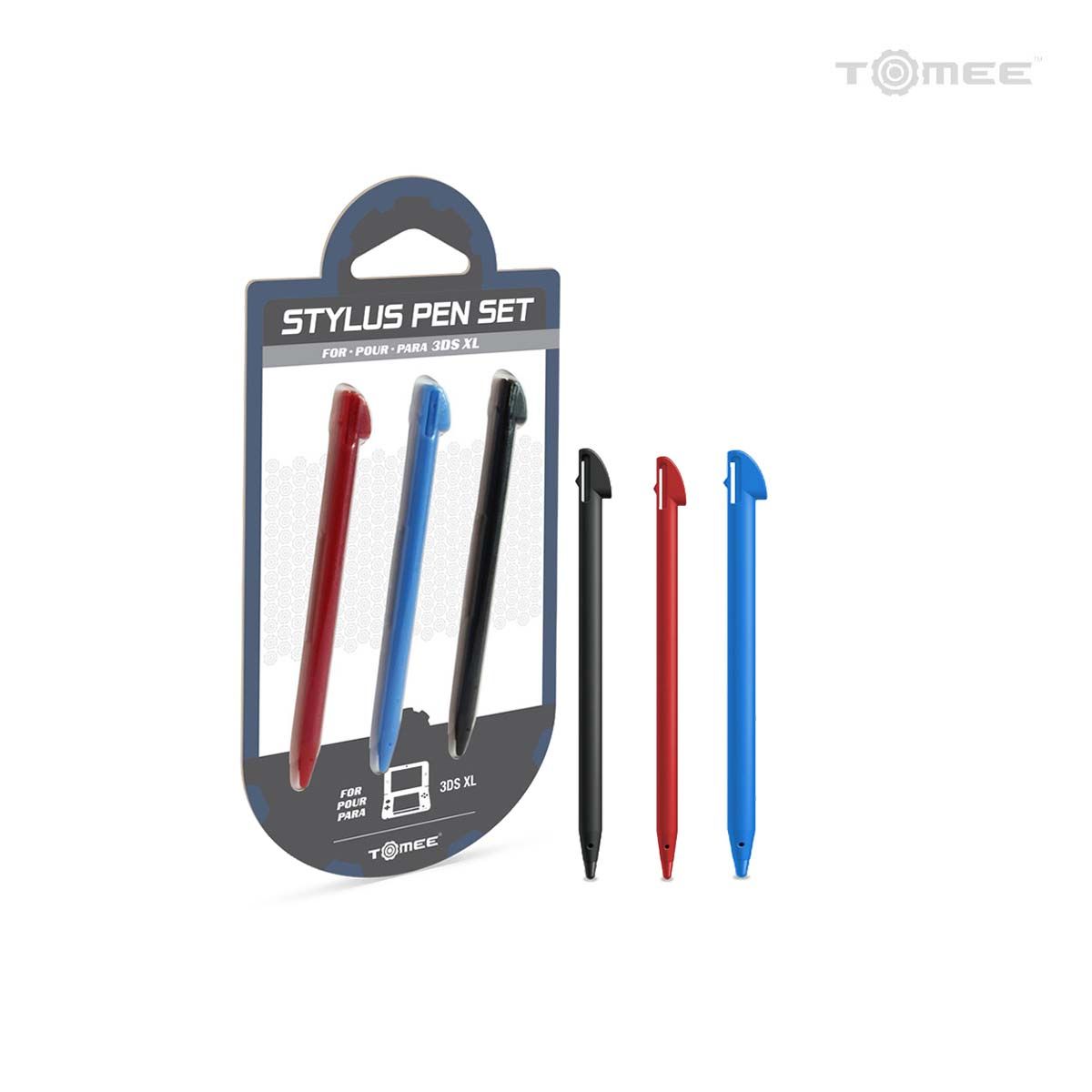 Stylus Pen Set 3 Pk (3ds XL) - Tomee