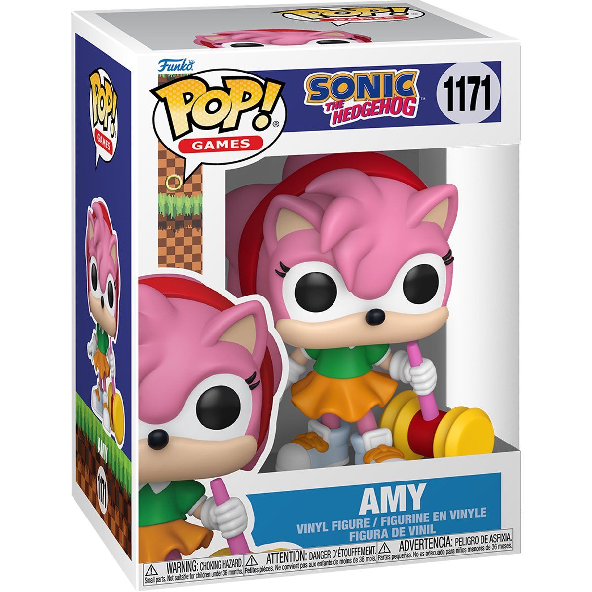 Sonic the Hedgehog Amy Funko Pop! Vinyl Figure #1171, Variant: Standard