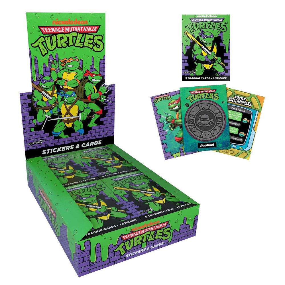 Super7 - Wax Pack Trading Cards TMNT Series 1