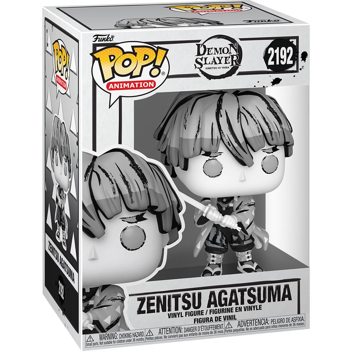 Demon Slayer Zenitsu Agatsuma Sumi-Ink Funko Pop! #2192