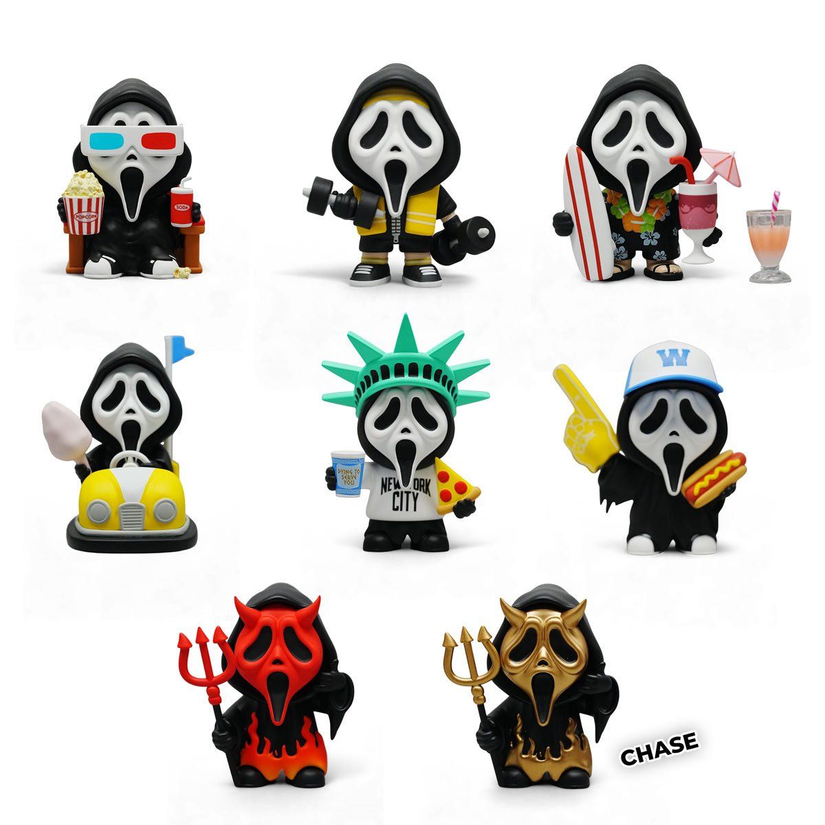 Ghost Face in Different Places 3-Inch Blind Box