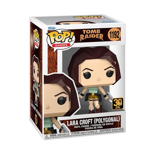 Tomb Raider Lara Croft (Polygonal) Funko Pop! Vinyl Figure #1192