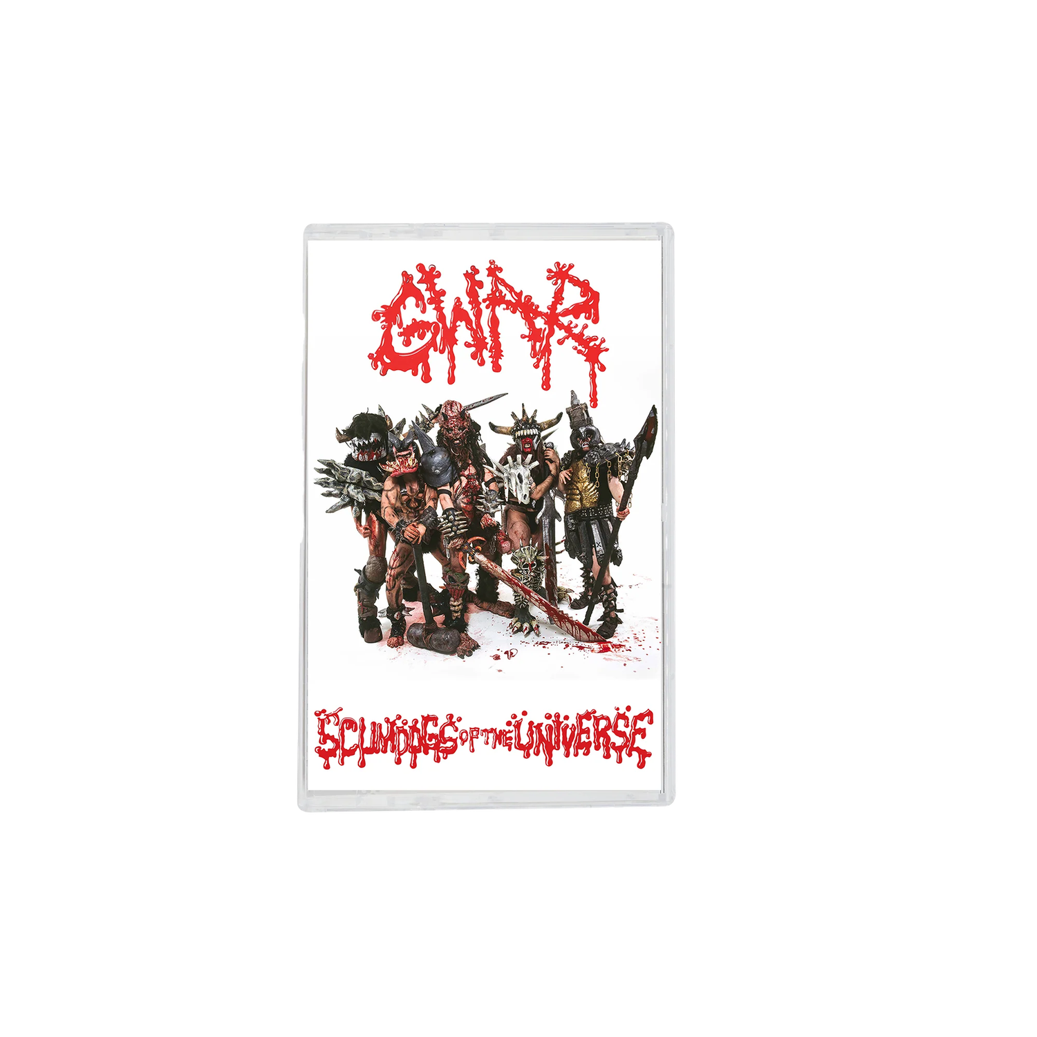 GWAR "Scumdogs Of The Universe" (Anniversary Edition/Red Transp) - Cassette