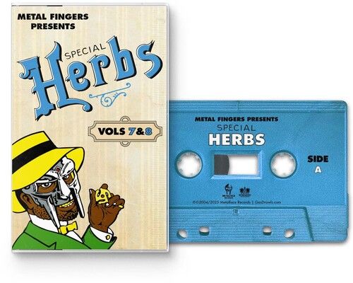MF Doom "Metal Fingers Presents: Special Herbs Vol. 7 &amp; 8" (Blue Color) - Cassette