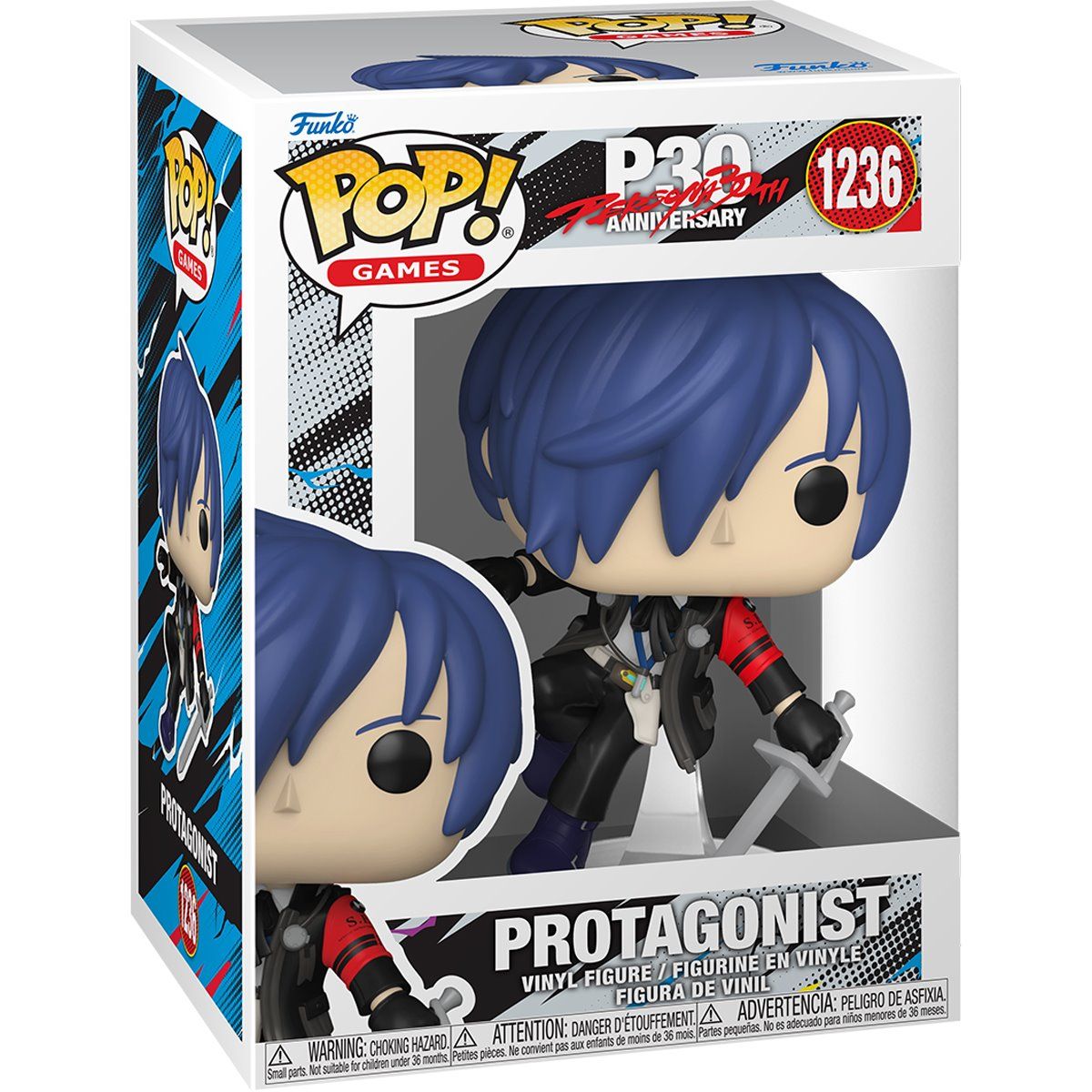 Persona 30th Anniversary Persona 3 Male Protagonist Funko Pop! Vinyl Figure #1236