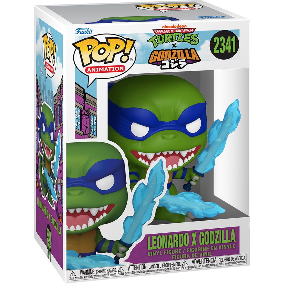 TMNT X x Godzilla Leonardo x Godzilla Funko Pop! Vinyl Figure #2341