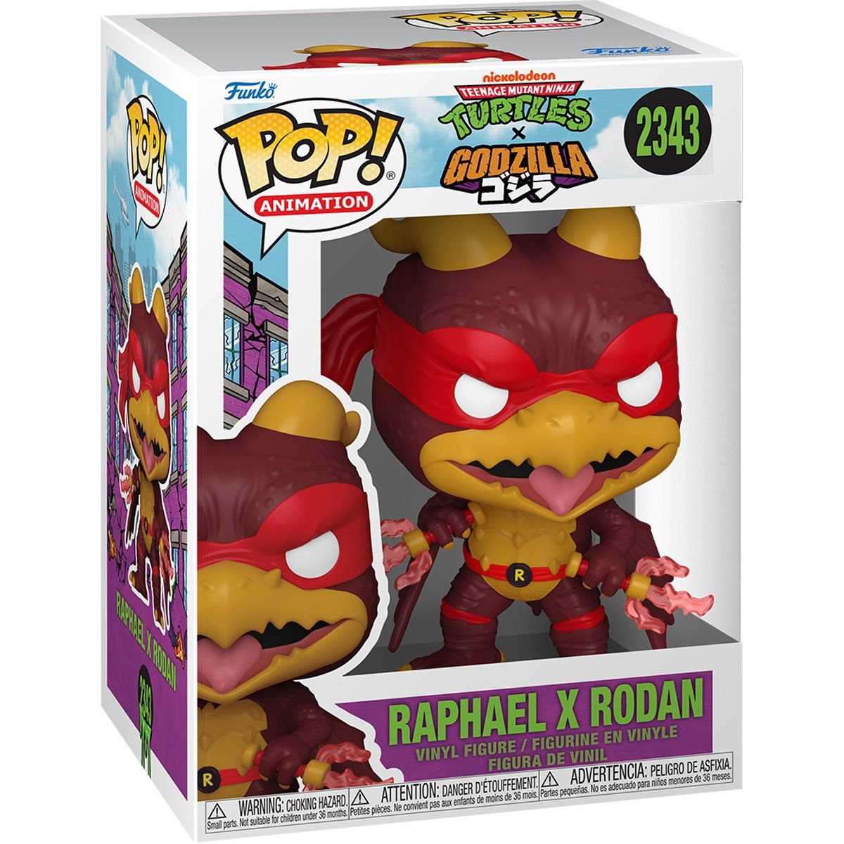 TMNT X Godzilla Raphael x Rodan Funko Pop! Vinyl Figure #2343