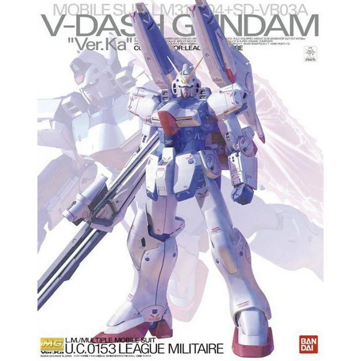 MSVG V-Dash Gundam Ver. Ka Master Grade 1:100 Scale Model Kit