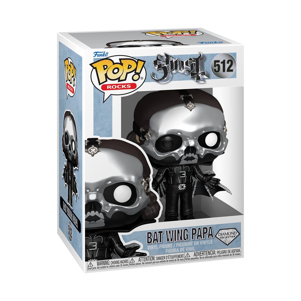 Ghost Bat Wing Papa Diamond Glitter Funko Pop! #512