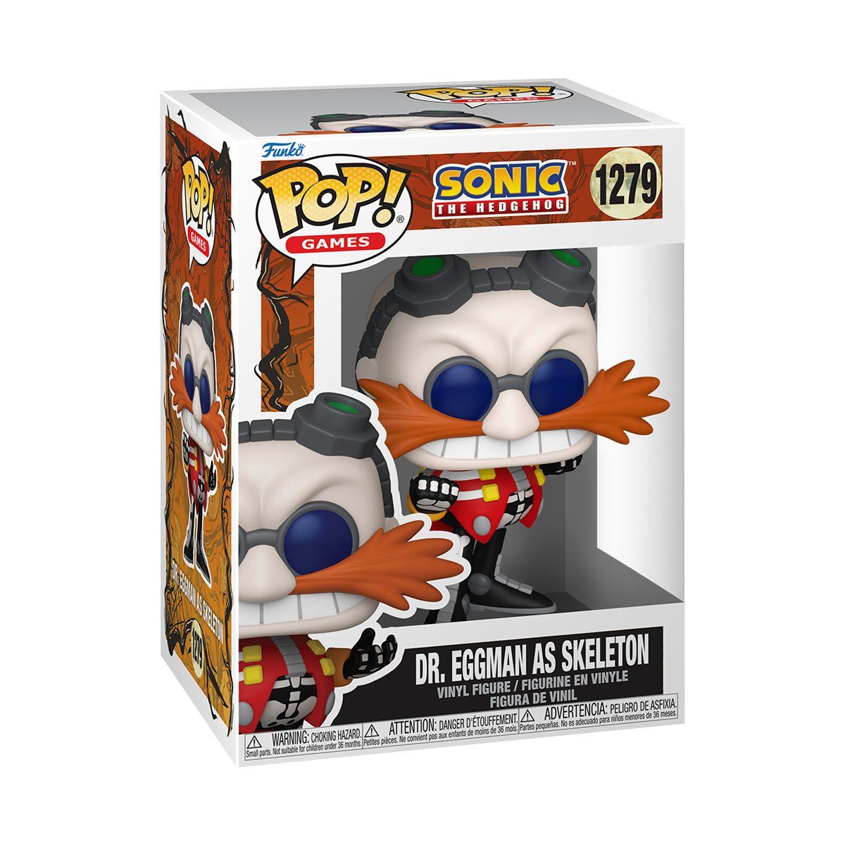 Sonic the Hedgehog Dr. Eggman as Skeleton Funko #1279