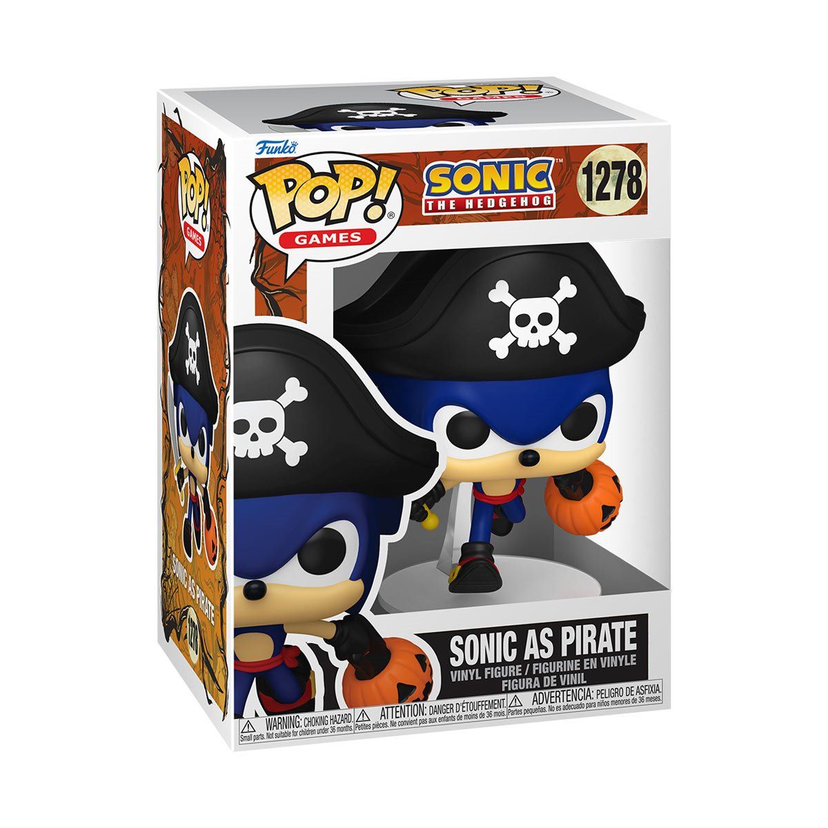 Sonic the Hedgehog Sonic as Pirate Funko #1278