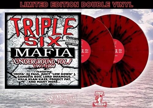 Triple Six Mafia "Underground, Vol. 1: 1991-1994" (Ltd. Red/Black Vinyl) - LP