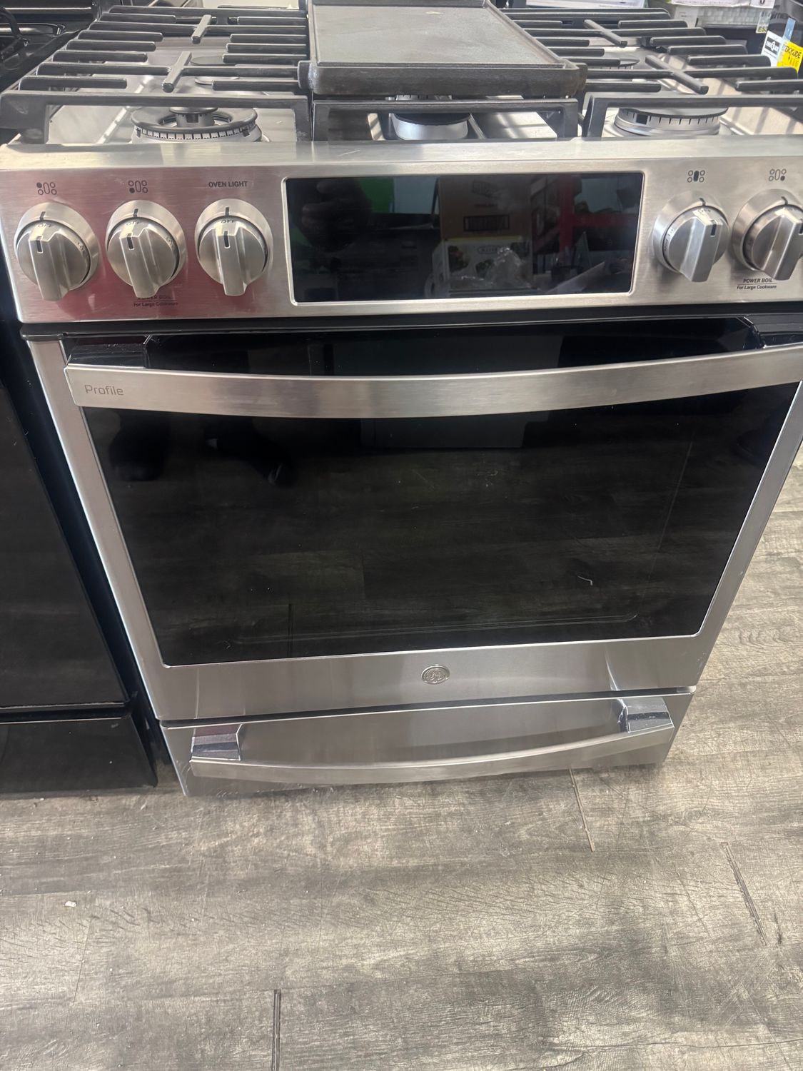 GE Profile 30” Slide-In-Gas -Range