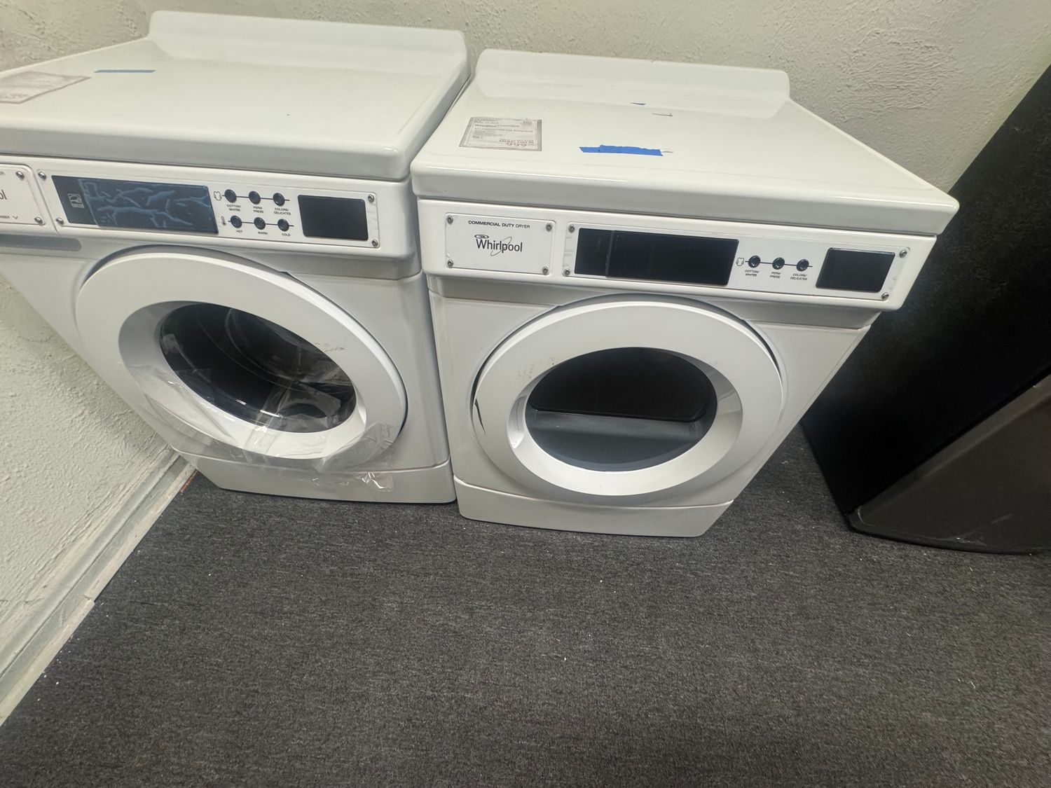 Whirlpool Commercial Front load washer/Gas Dryer