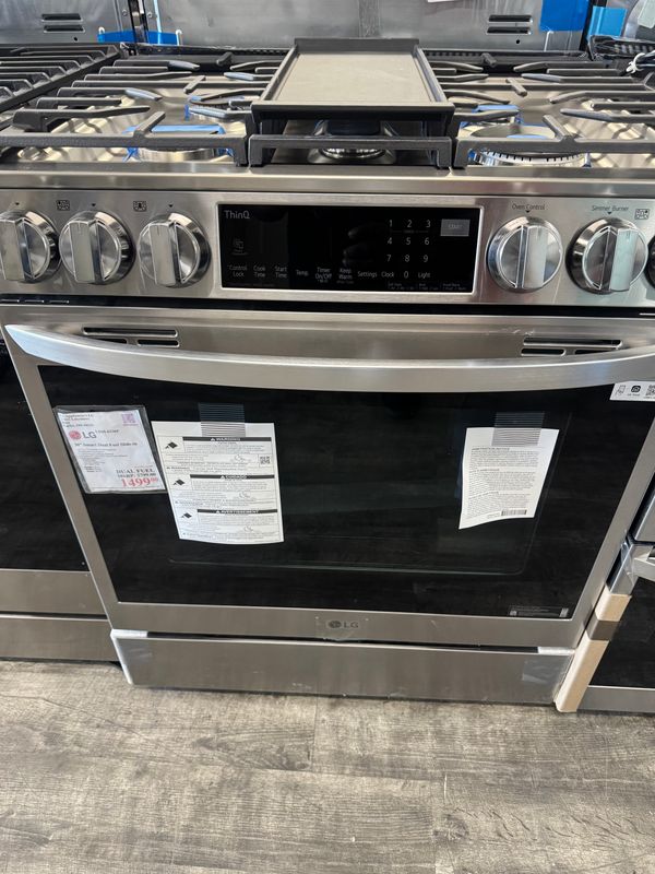LG 30” Smart Dual Fuel Slide In